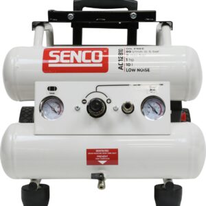 Senco støjsvag kompressor AC12810 - 9 bar med 10 Liters tank